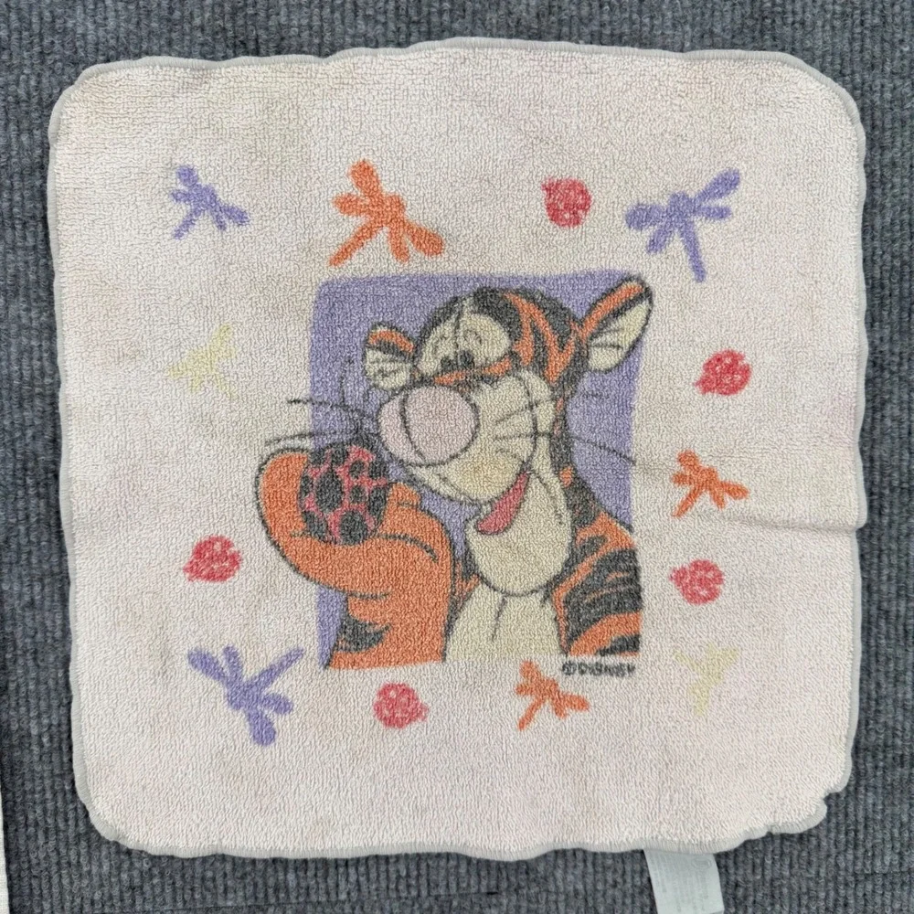 Disney Winnie the Pooh Tigger Hand Towel and Washcloth Set White Character Print